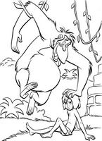 Disney kolorowanki Księga Dżungli do wydruku Disney malowanki dla dzieci numer 7